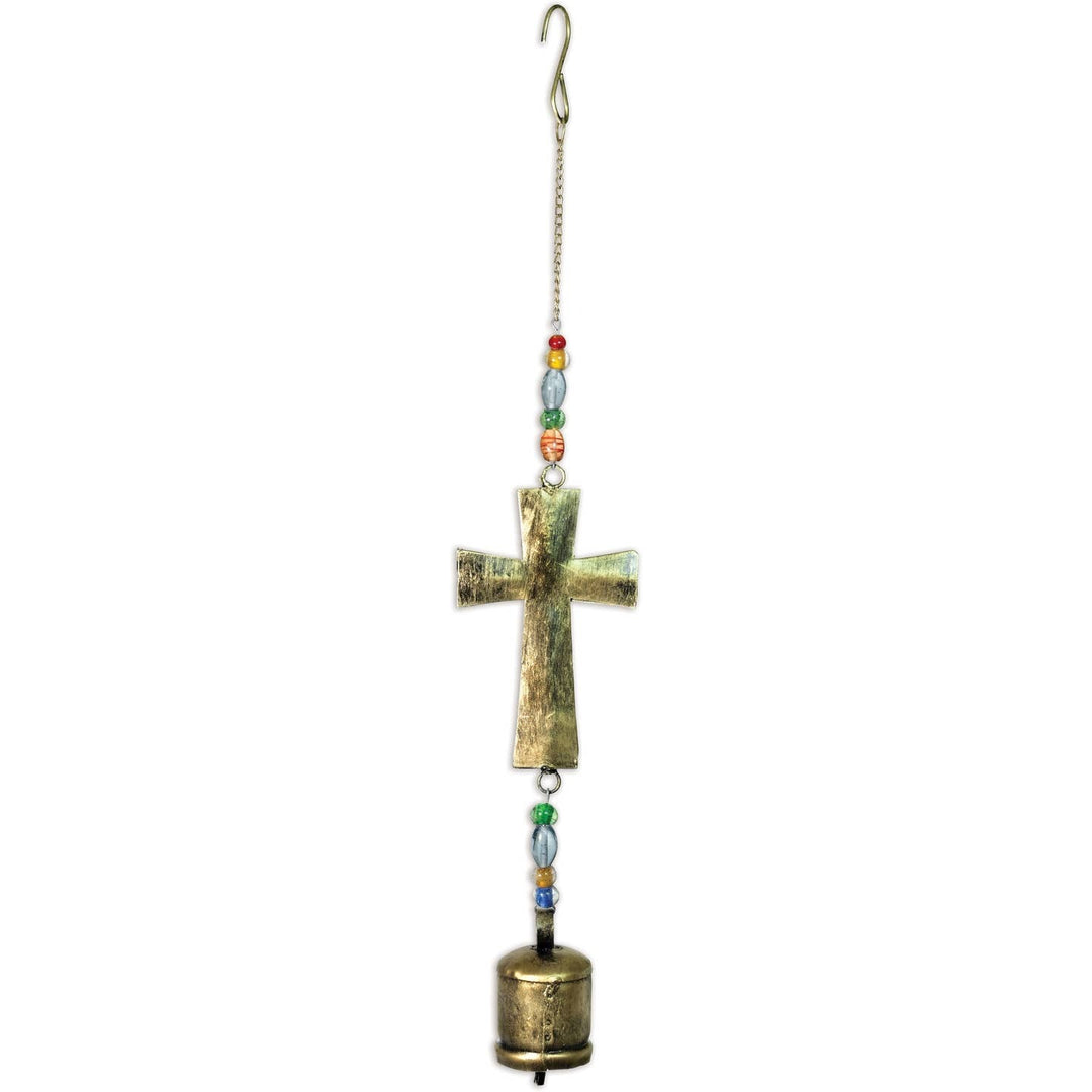 Boho - Cross Bell, Gold