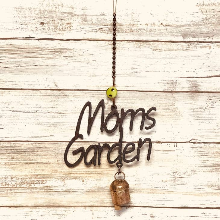 Mom's Garden Rusty Metal Bell Chime