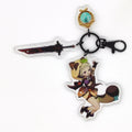 Genshin Impact Eye of God Weapon 'Sayu' Keyring Acrylic Keychain
