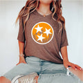 Tennessee Mountains Tee, Heather Brown Tshirt