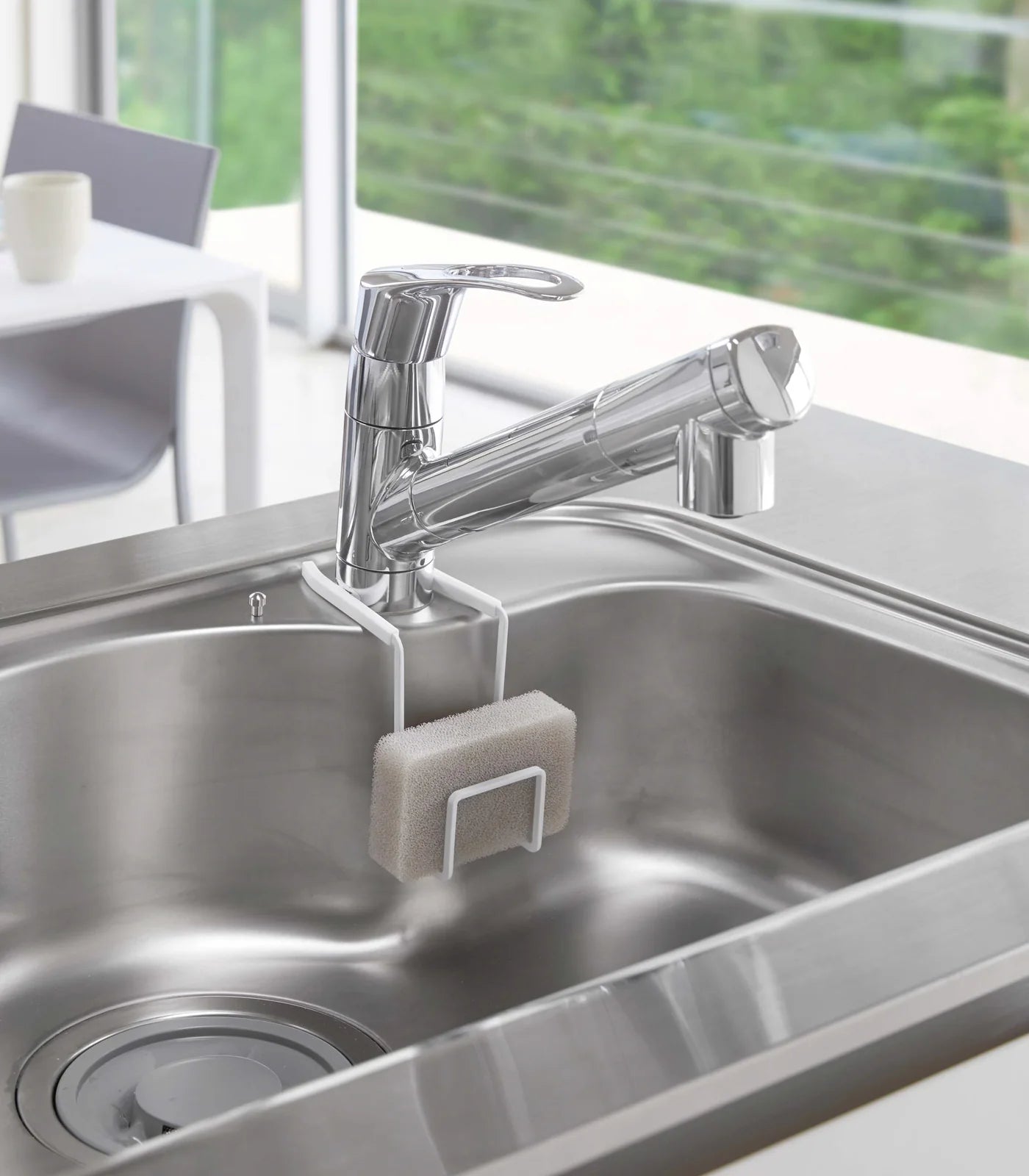 Faucet-Hanging Sponge Holder - Single - Steel