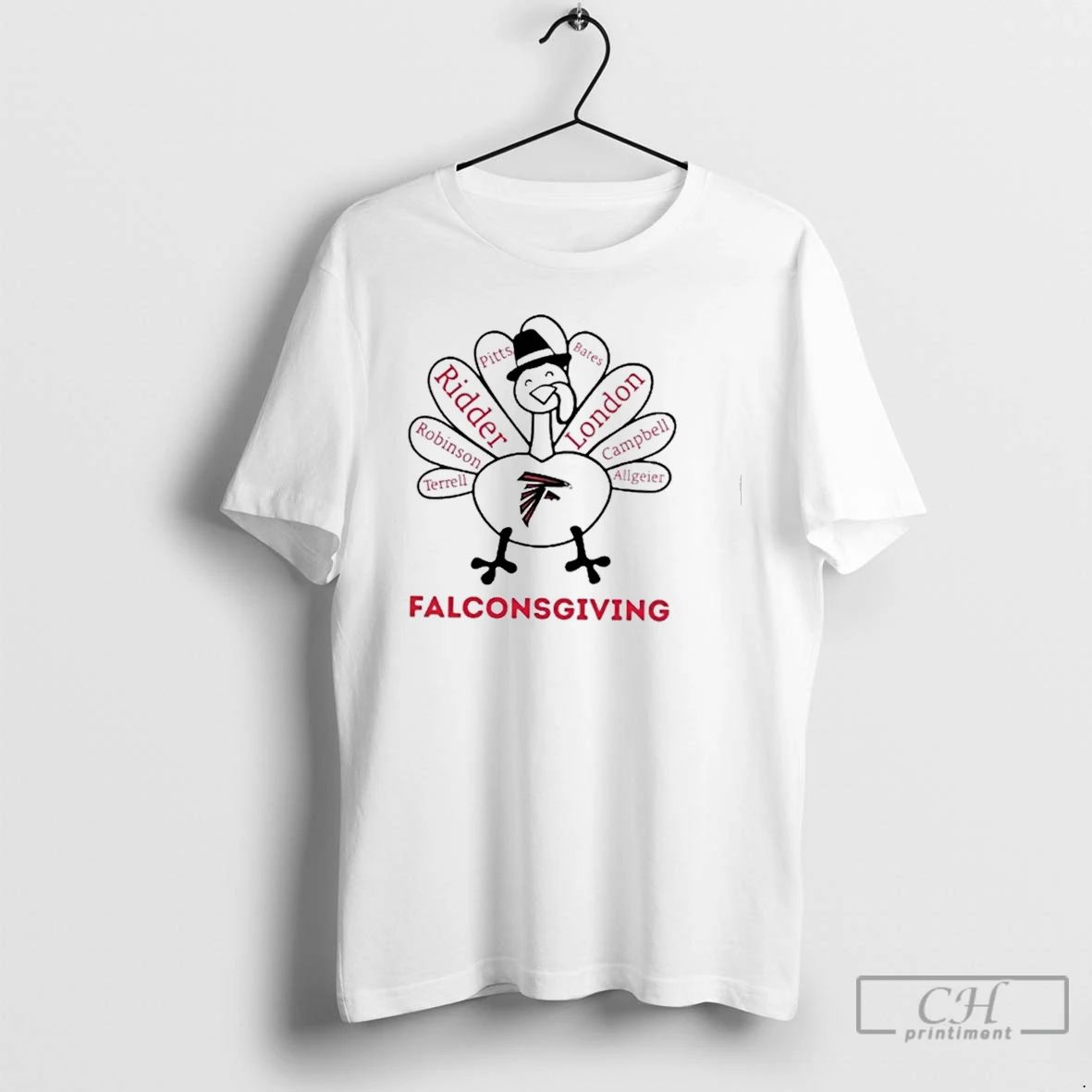 Premium Falconsgiving Atlanta Falcons X Thanksgiving T Shirts Unisex T-shirt, Sweatshirt, Hoodie, Long Sleeve Tee